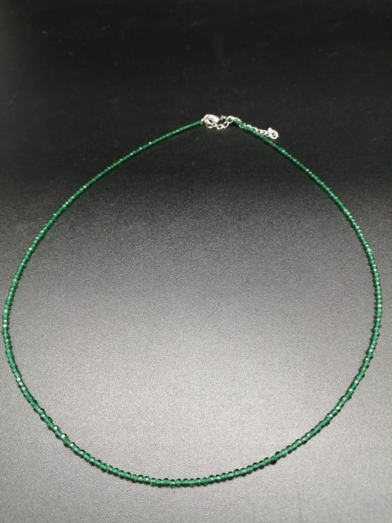 картинка Ожерелье - нитка 45 см из Хризопраза ШП400-06 от магазина El Corazon