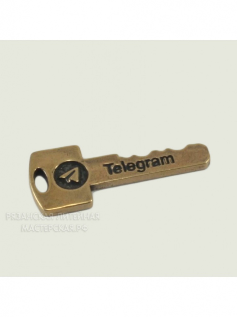 картинка Подвеска Ключ шифрования Телеграм РЗ-БП25344БР от магазина El Corazon