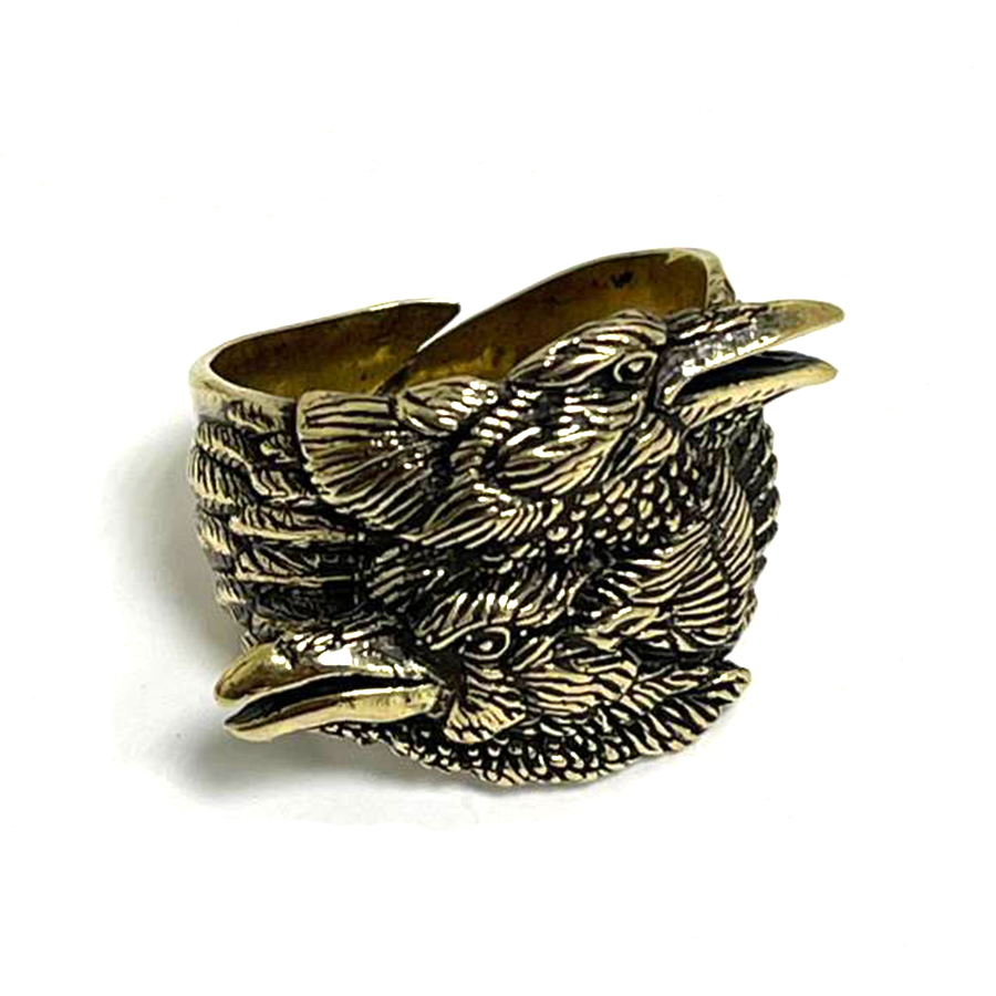 картинка Кольцо Вороны Одина K3-53К-22.5 от магазина El Corazon