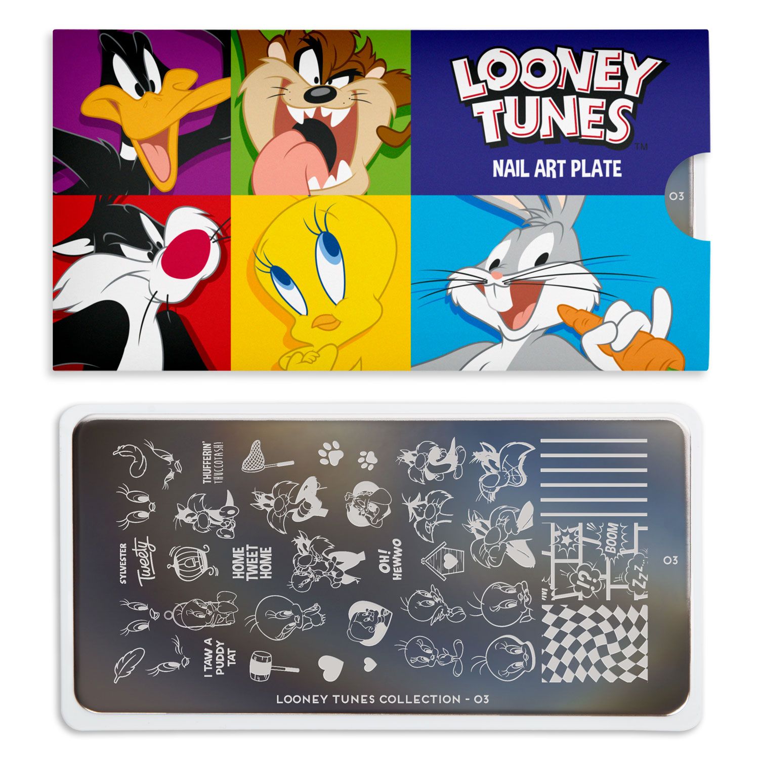картинка MoYou London Looney Tunes №03 Пластина для стемпинга от магазина El Corazon