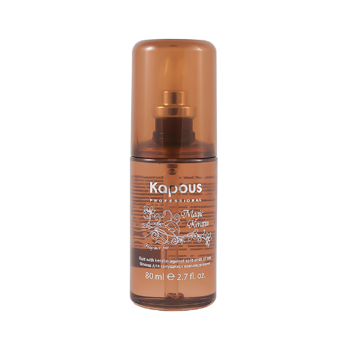 картинка Kapous Professional 80 мл, Кератин флюид для секущихся кончиков волос серии "Magic Keratin" Fragrance free от магазина El Corazon