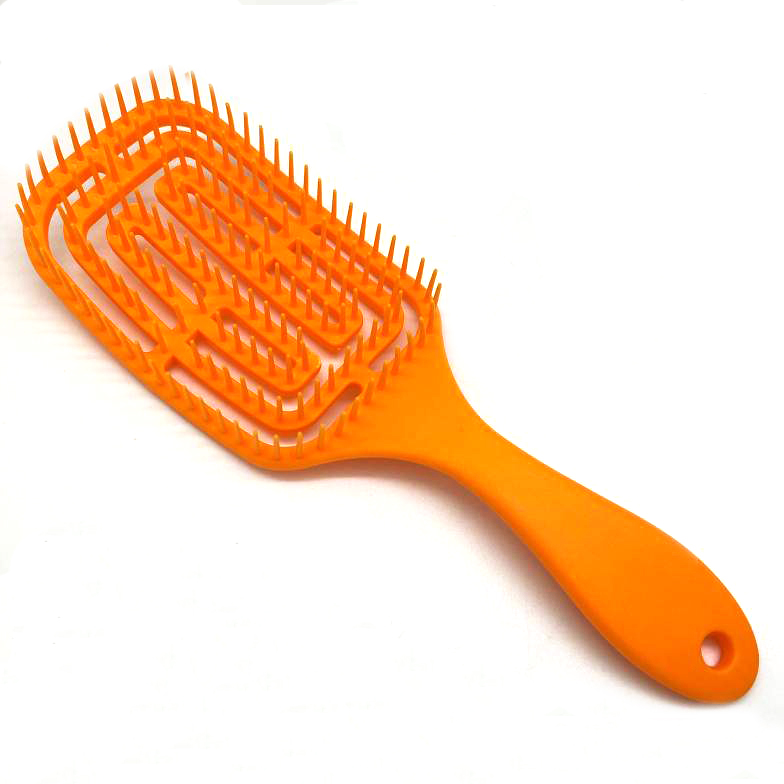 картинка Kaizer  Щетка  для мокрых и вьющихся волос N-401 оранжевая Brush 251 от магазина El Corazon