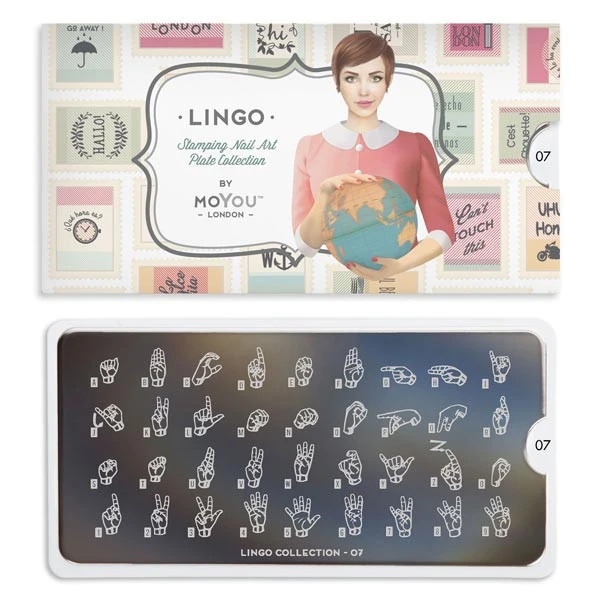 картинка MoYou London Lingo №07 Пластина для стемпинга от магазина El Corazon