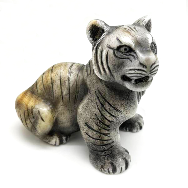 картинка Сувенир Тигр резной из натурального камня Sr-Bor052 от магазина El Corazon