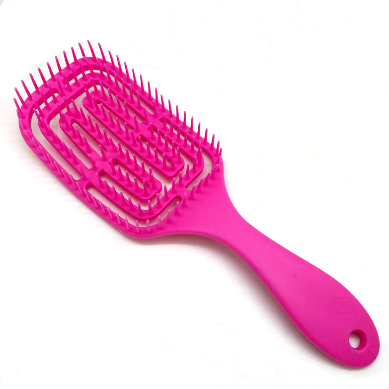картинка Kaizer  Щетка  для мокрых и вьющихся волос N-401 розовая Brush 253 от магазина El Corazon