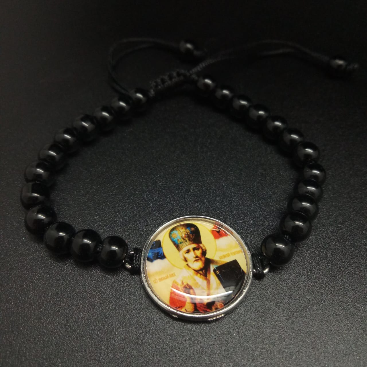 картинка Брояница из Агата с иконой Святитель Николай Чудотворец от магазина El Corazon