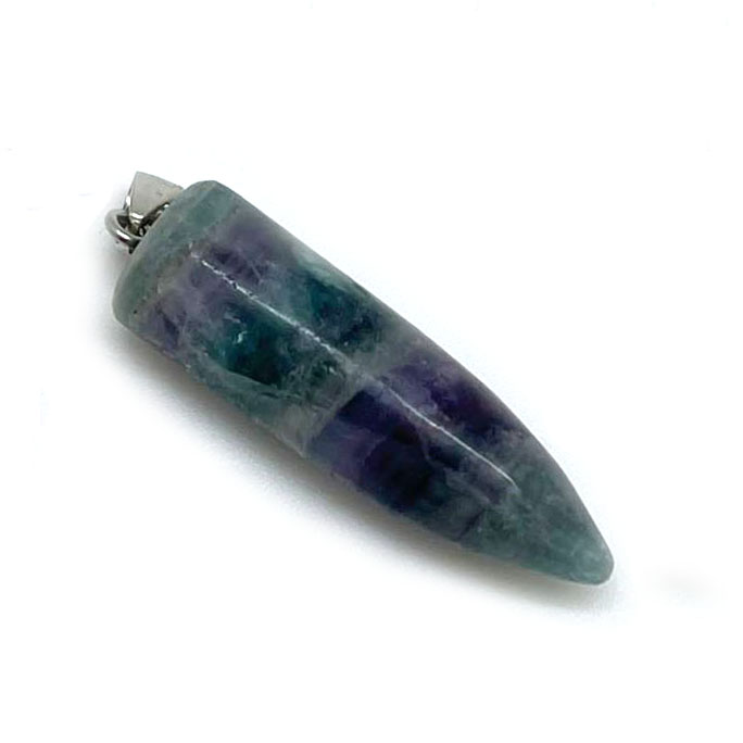 картинка Кулон-маятник из натурального камня флюорит слоистый Kul112 от магазина El Corazon