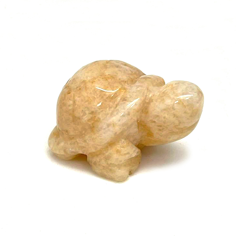 картинка "Черепаха-оберег" Сувенир Elit из натурального камня кварц желтый Sr-Turt-19 от магазина El Corazon