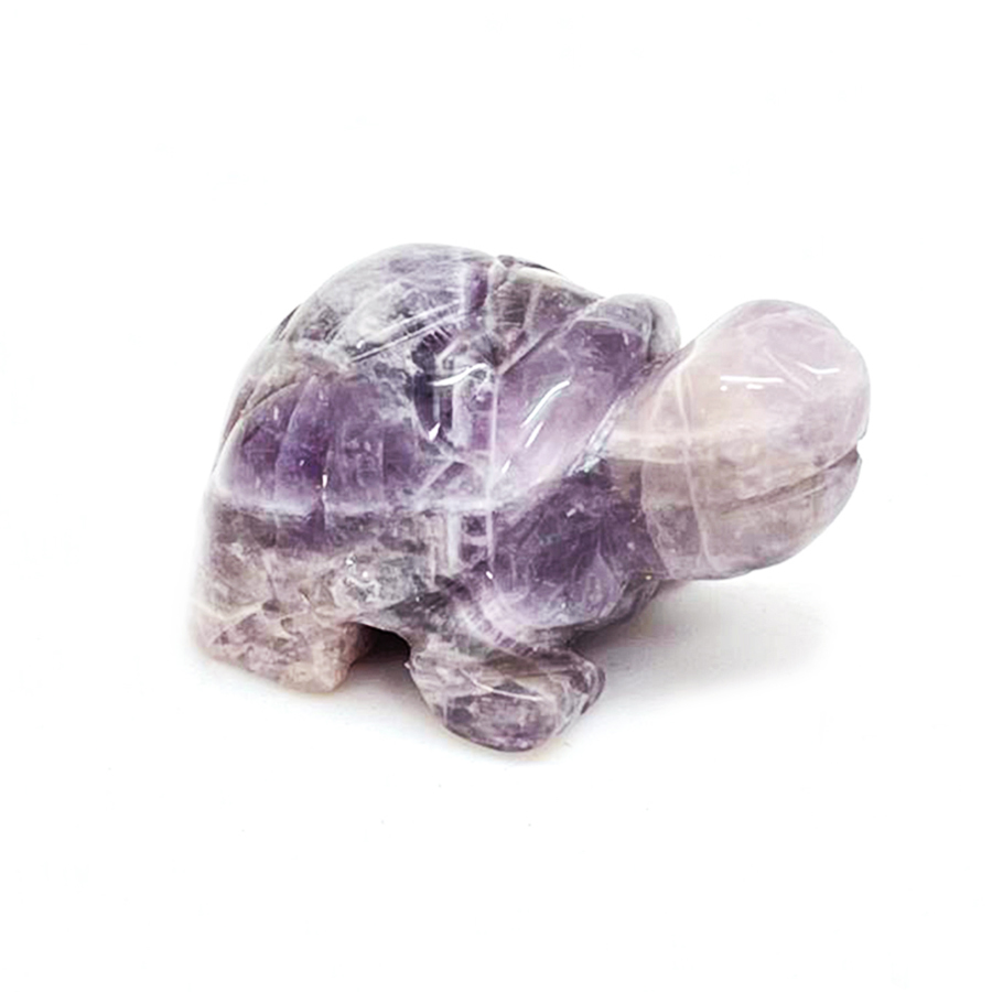 картинка "Черепаха-оберег" Сувенир Elit из натурального камня кунцит Sr-Turt-23 от магазина El Corazon