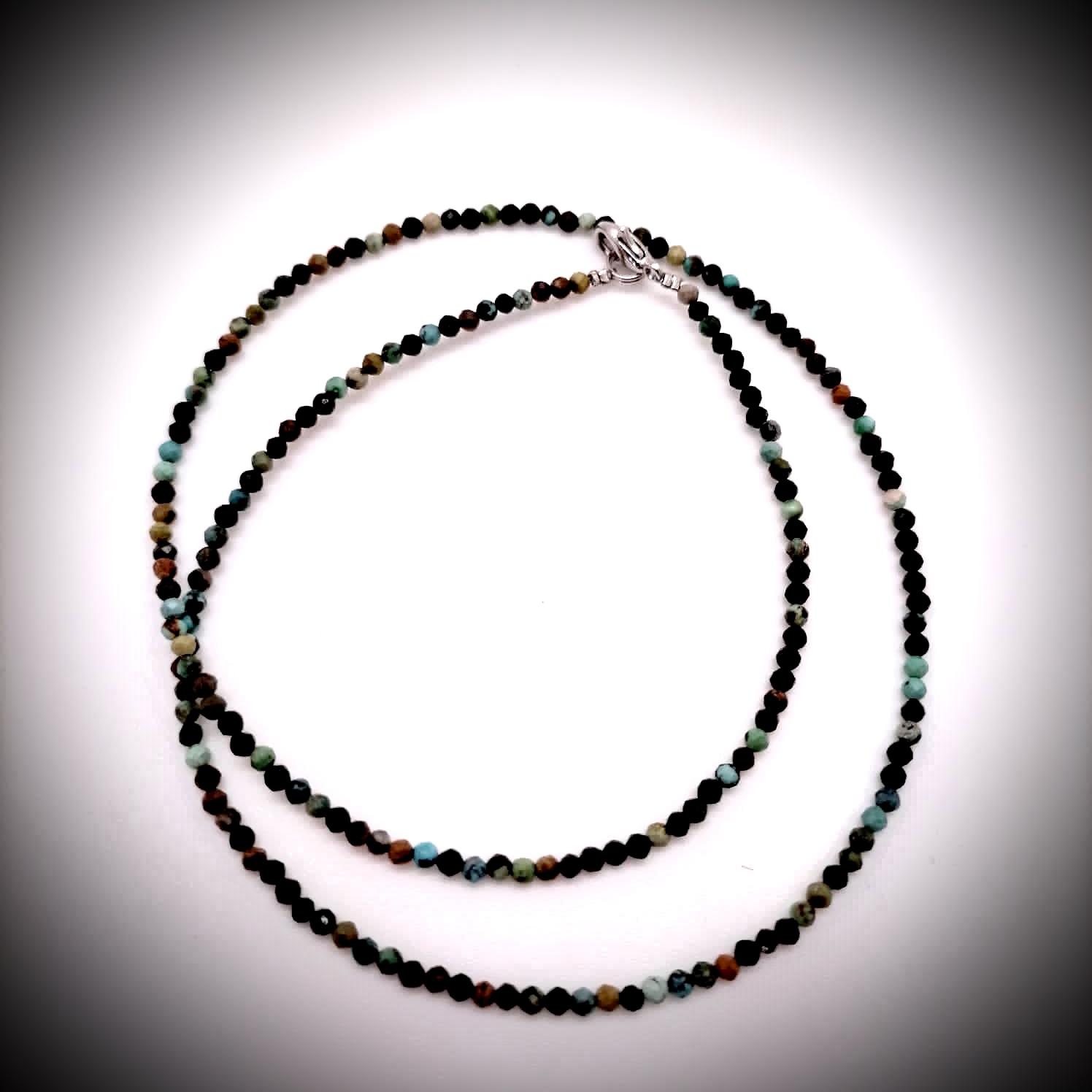 картинка Ожерелье - нитка 45 см из  Хризоколла NL36 от магазина El Corazon