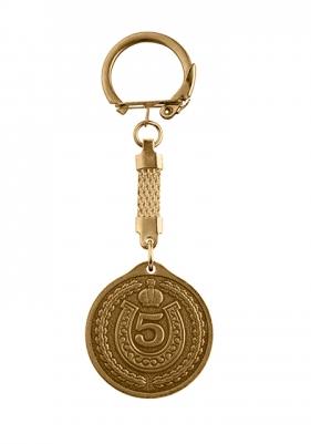 картинка Брелок с монетой Счастливый пятак 5 от магазина El Corazon