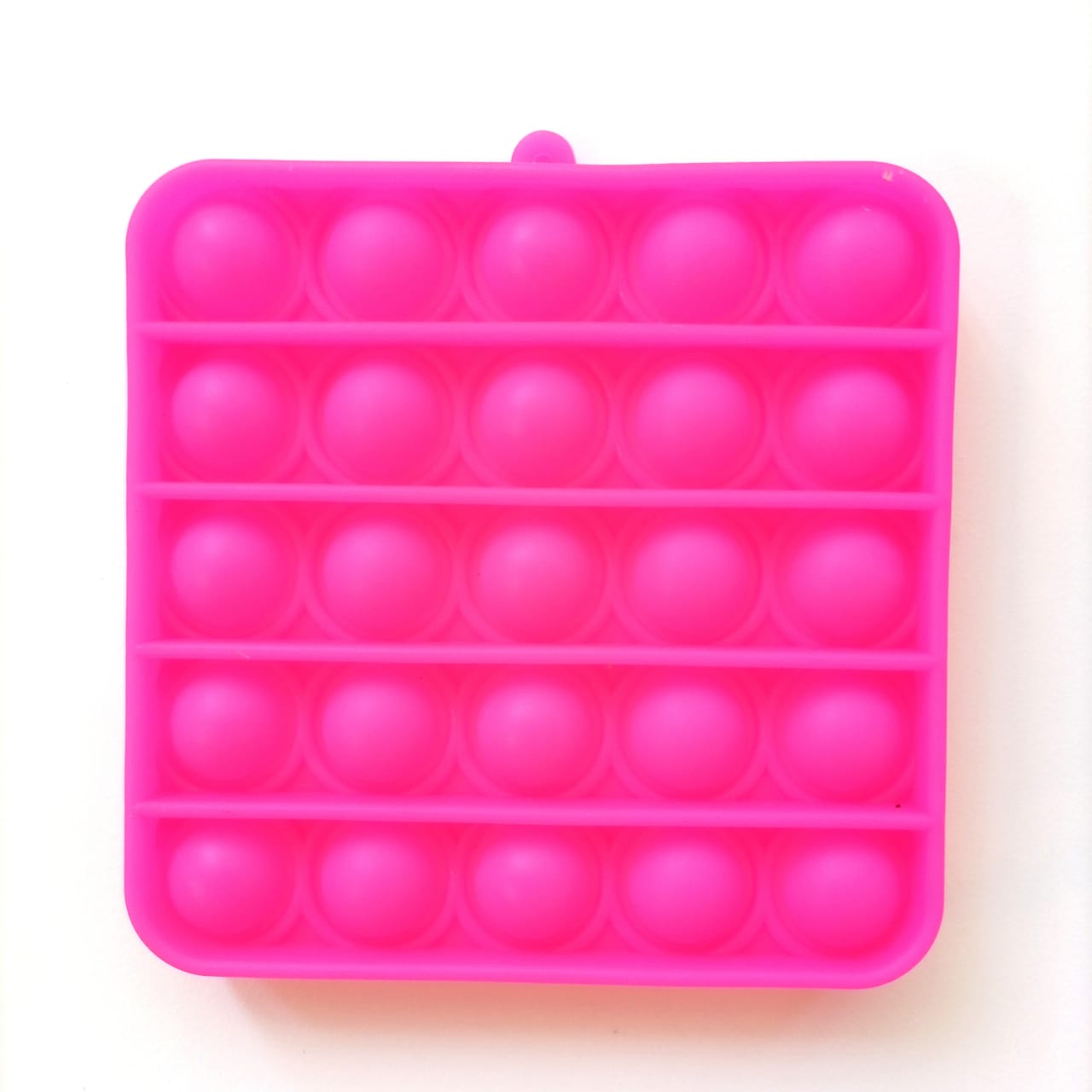 картинка Сенсорная игрушка антистресс Pop it- Розовый квадрат 8,5х8,5 см Popit11  от магазина El Corazon