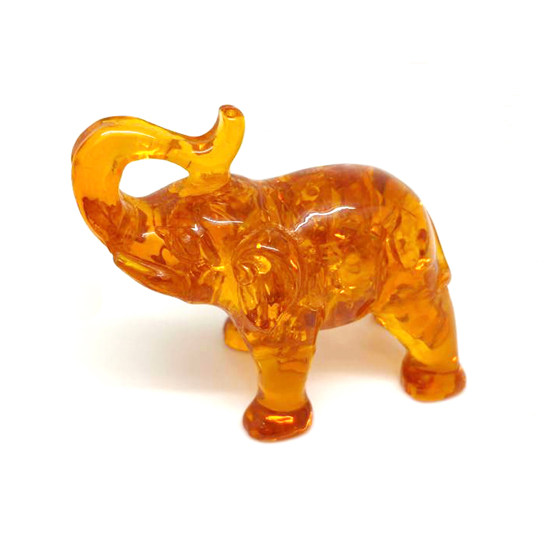 картинка Фигурка Слон из янтаря Большой Sr-Elph-51 от магазина El Corazon