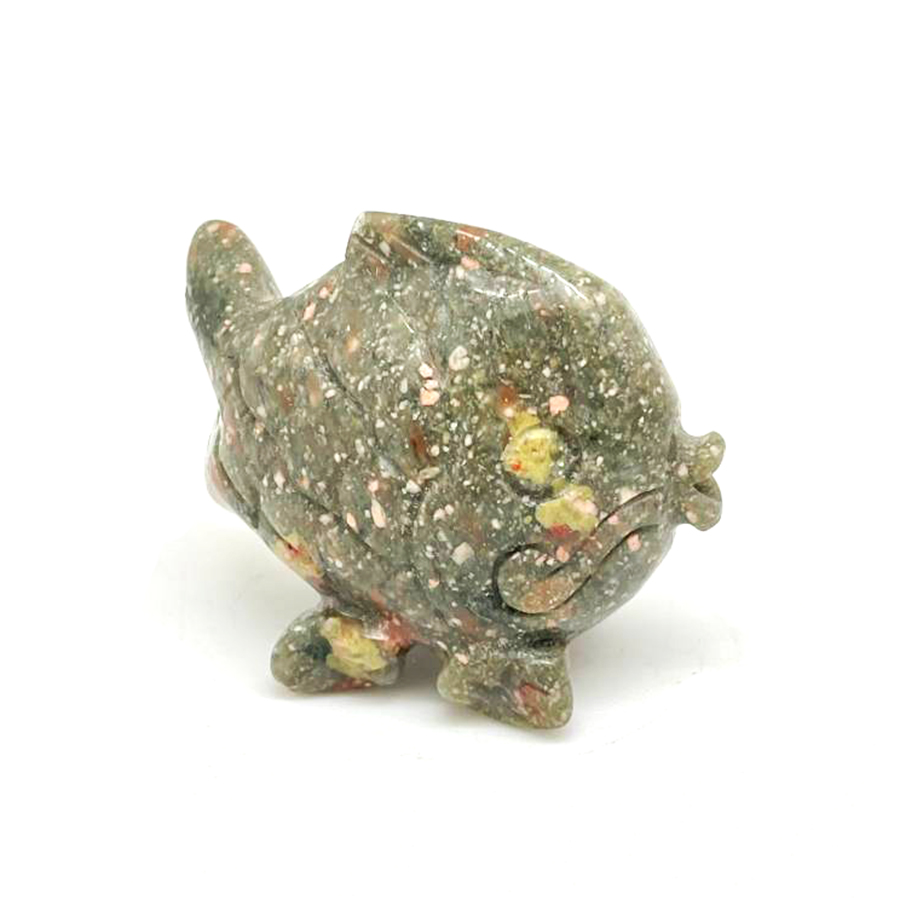 картинка Рыбка Сувенир Elit из натурального камня унакит Sr-Fish-01 от магазина El Corazon