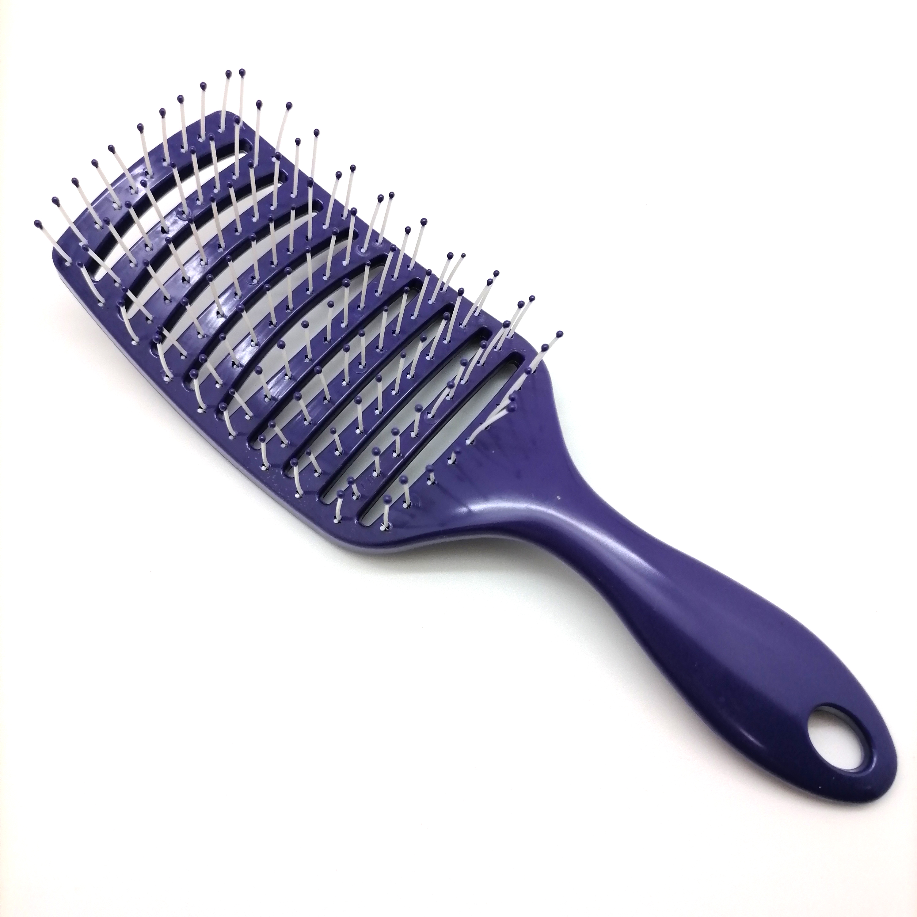 картинка Kaizer Массажная Щетка для влажных волос фиолет Brush137 от магазина El Corazon