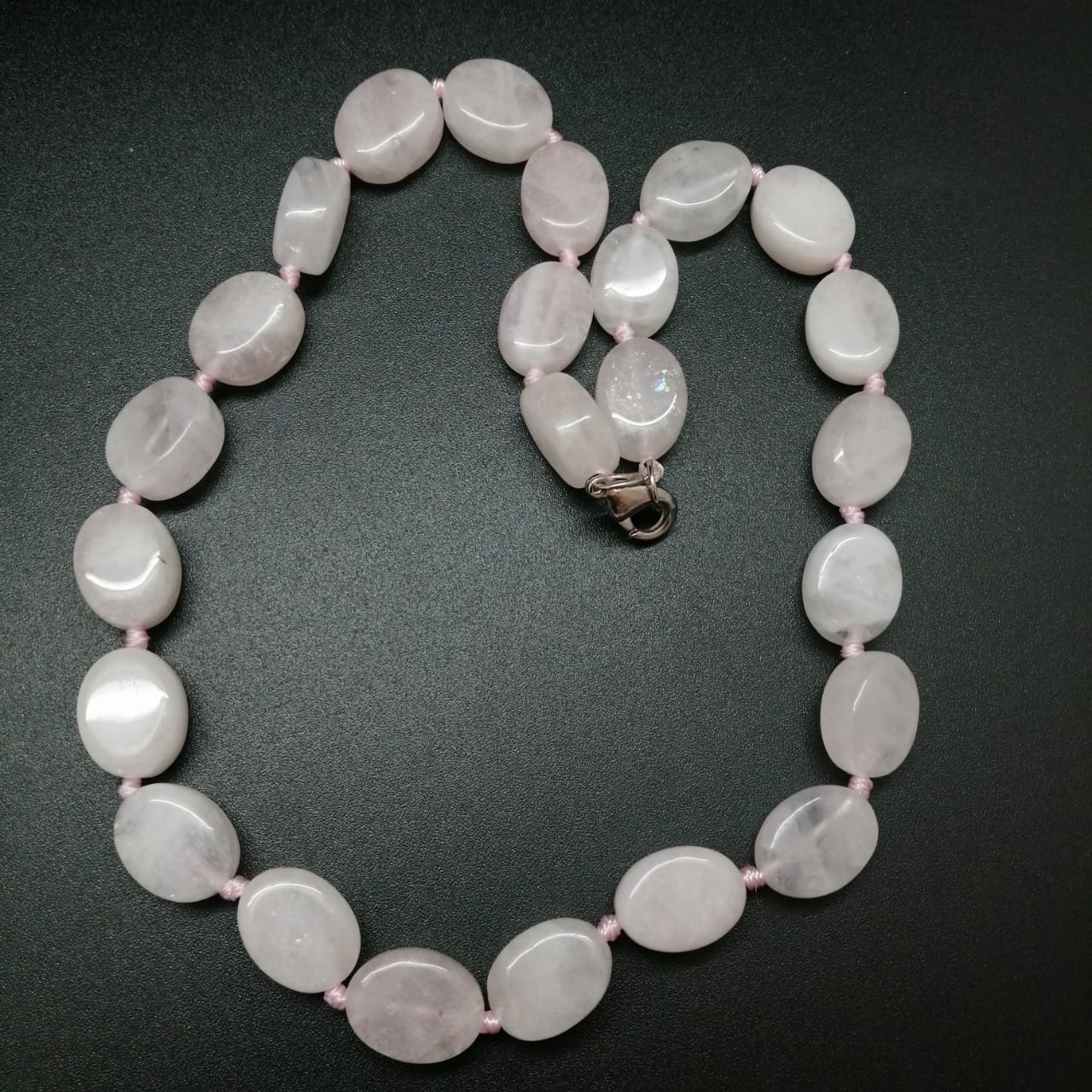 картинка Ожерелье 44 см из розового Кварца от магазина El Corazon