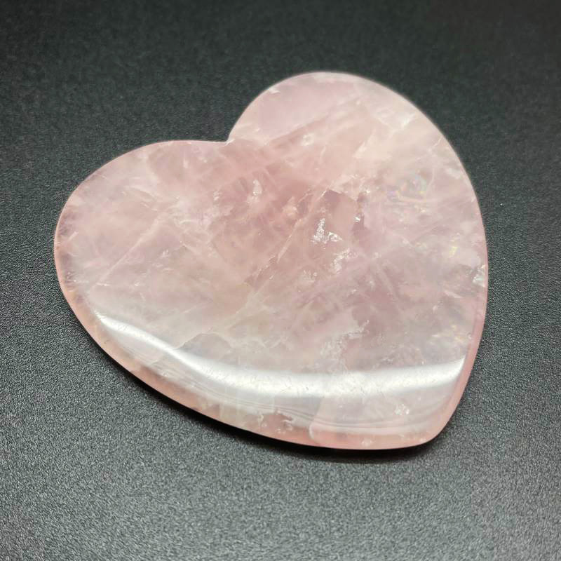 картинка Heart10 Массажер для лица - гуаша скребок из розового кварца, сердце от магазина El Corazon