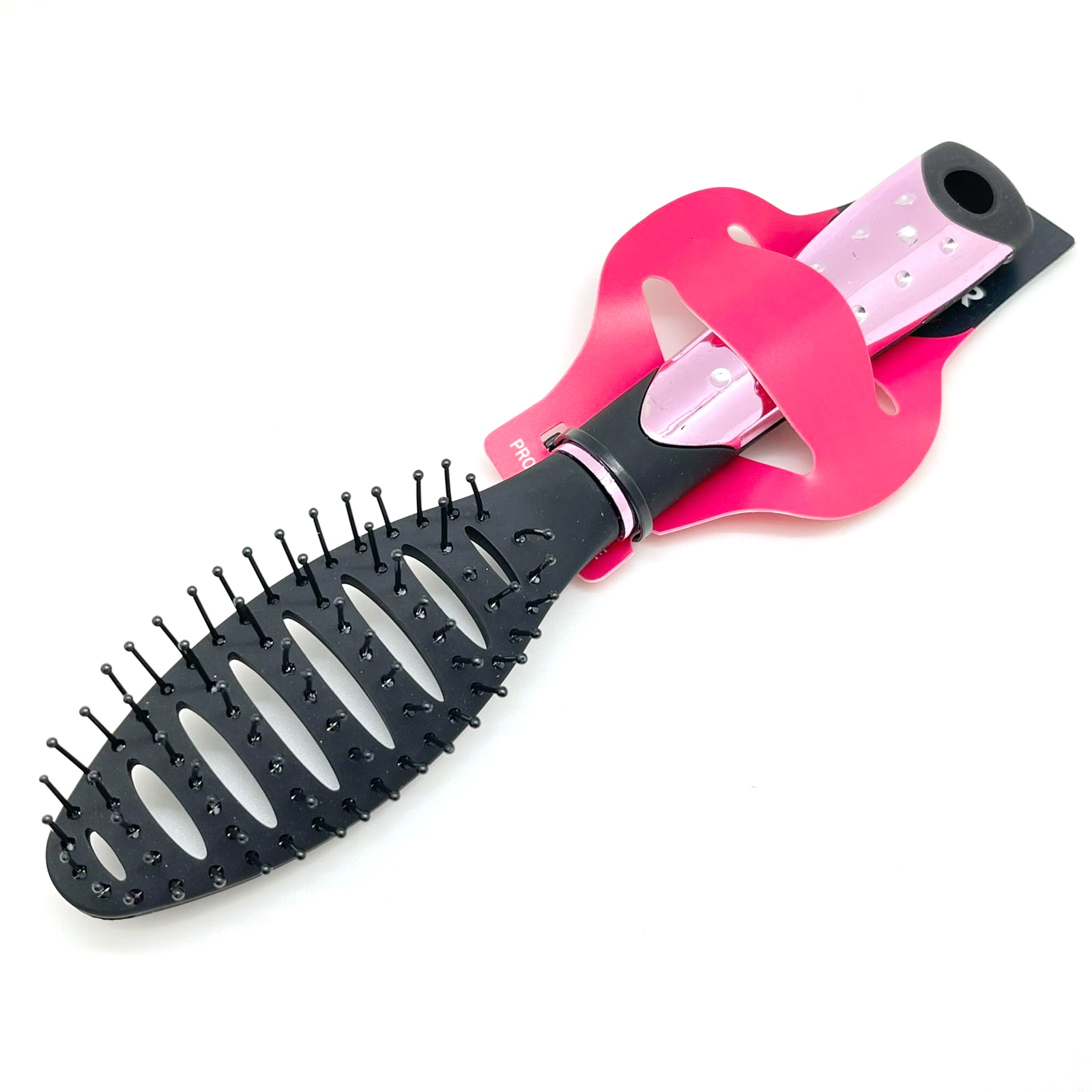 картинка Kaizer Массажная Щетка для волос V-21006 розовая Brush161 от магазина El Corazon