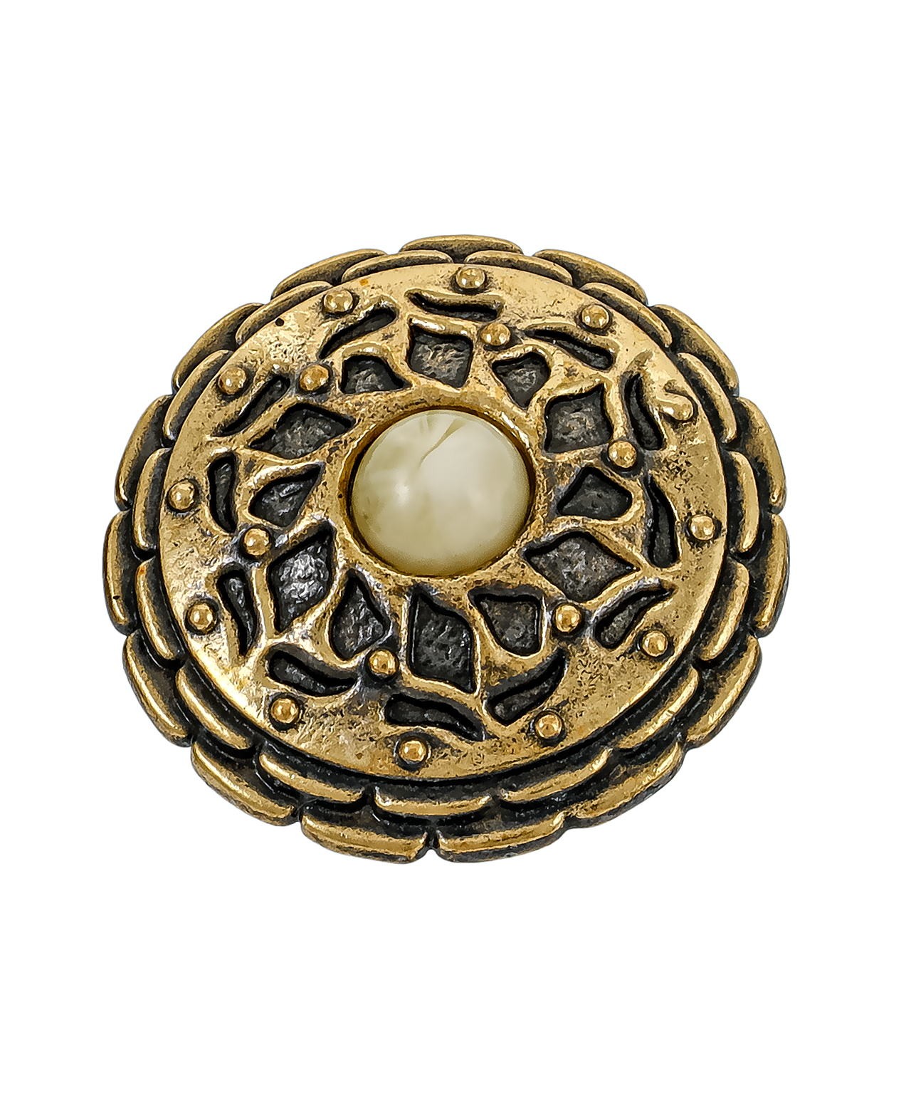 картинка Пуговица Хризантема Средняя 3632.2-Б, белый от магазина El Corazon