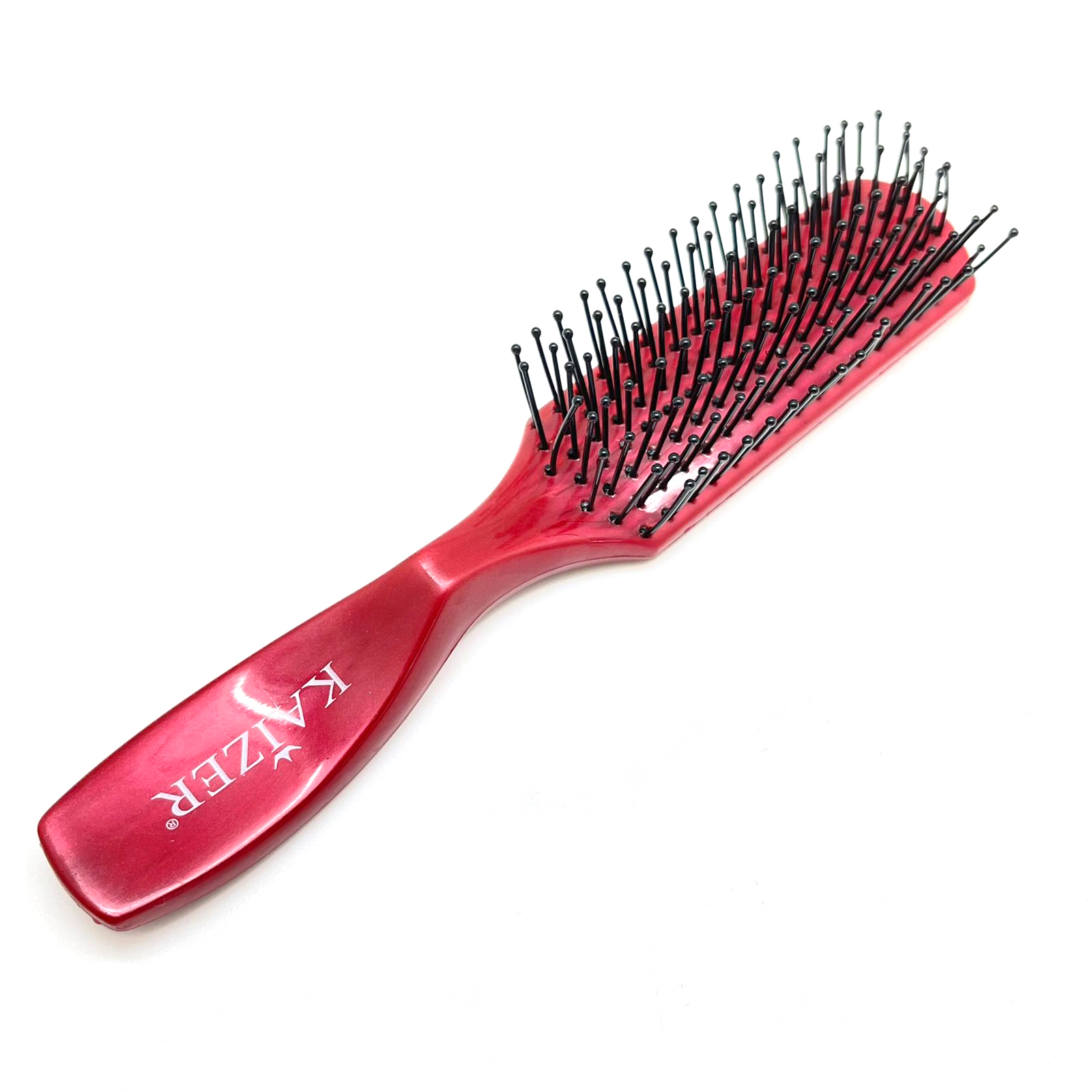 картинка Kaizer Массажная Щетка для волос 9114 красная Brush157 от магазина El Corazon