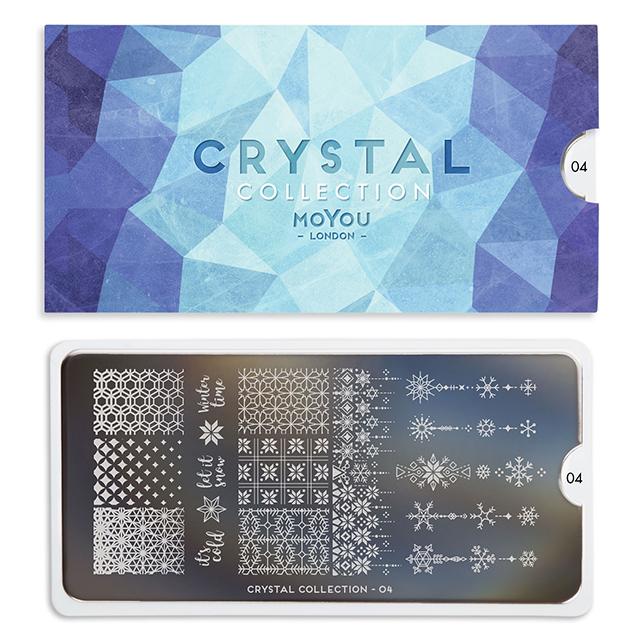 картинка MoYou London Crystal №04 Пластина для стемпинга от магазина El Corazon