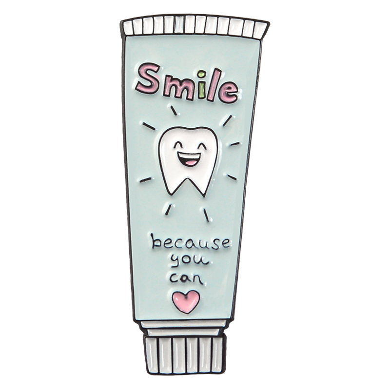 картинка Значок-пин Зубная паста от магазина El Corazon