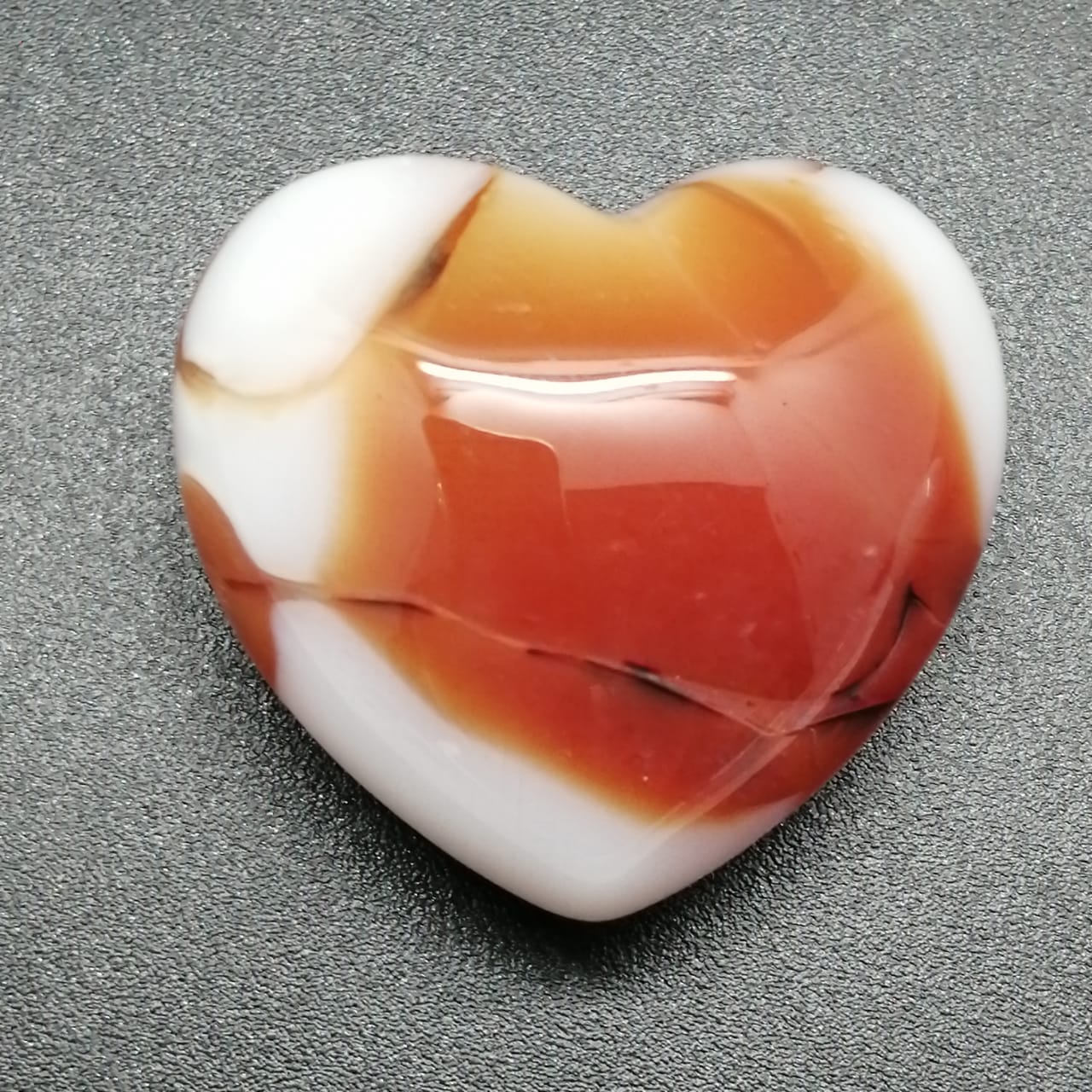 картинка Сердце 3 см из Агата 03 от магазина El Corazon