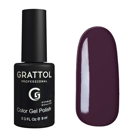 картинка Grattol Гель-лак Dark Purple GTC054, 9 мл от магазина El Corazon