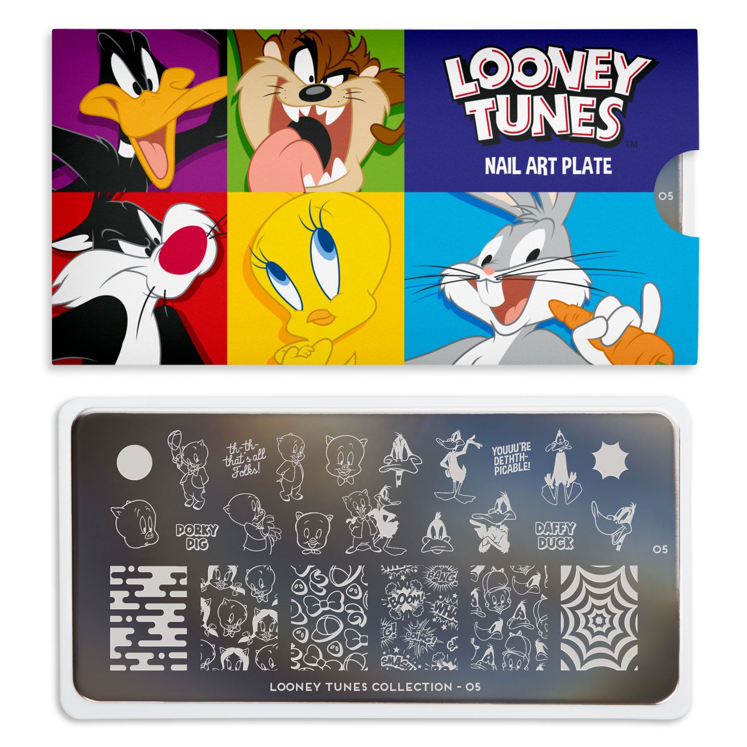 картинка MoYou London Looney Tunes №05 Пластина для стемпинга от магазина El Corazon