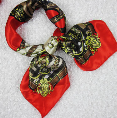 картинка Легкий, женский шелковый шарф-платок 50X50 cm 160 от магазина El Corazon