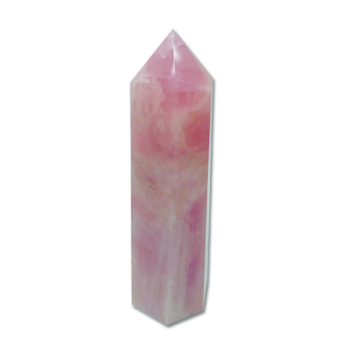 картинка Кристалл розовый кварц высота  15см 425гр Scry-36 от магазина El Corazon