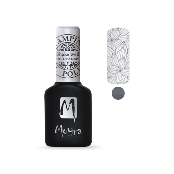 картинка Moyra - Гель-лак для стемпинга №SGP02 Серый 10 мл от магазина El Corazon