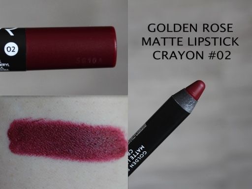картинка Golden Rose 02 Матовая помада-карандаш для губ Matte Lipstick Crayon от магазина El Corazon