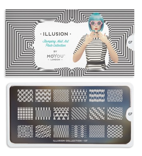 картинка MoYou London Illusion №07 Пластина для стемпинга от магазина El Corazon