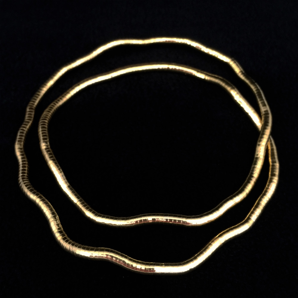 картинка Ожерелье Змейка из ювелирного металла, золото от магазина El Corazon