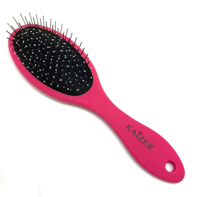 картинка Kaizer Массажная Щетка для волос 8645SH розовая Brush 245 от магазина El Corazon
