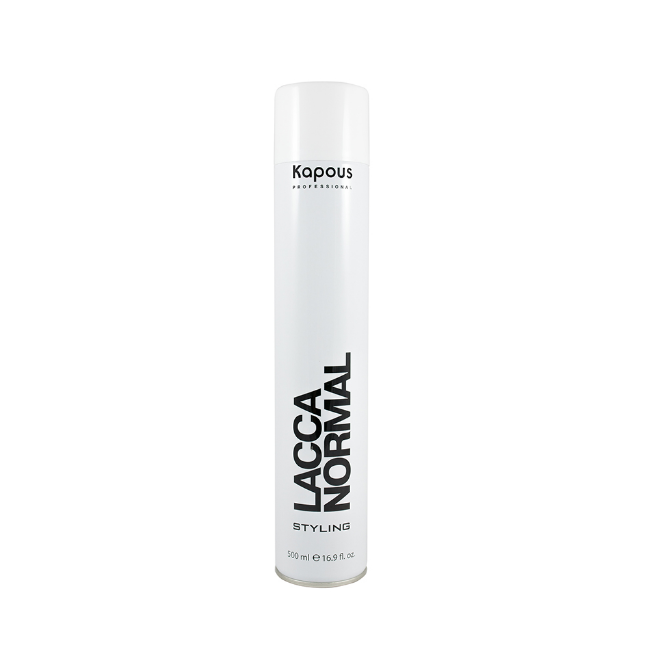 картинка Kapous Professional 500 мл, Лак аэрозольный для волос нормальной фиксации "Lacca Normal" от магазина El Corazon