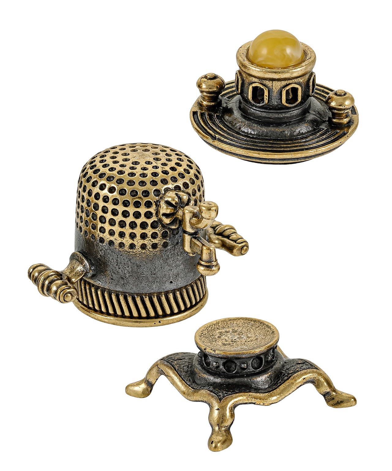 картинка Наперсток Самовар Чаепитие 1918-Б, белый от магазина El Corazon