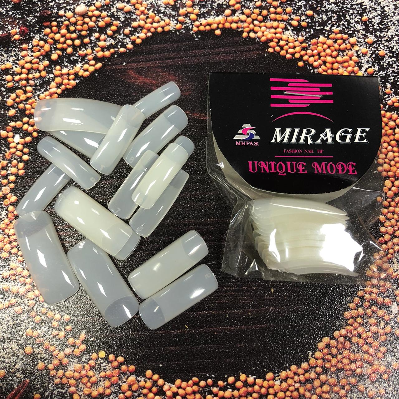 картинка Mirage Типсы для наращивания, матовые Корея 20 шт от магазина El Corazon