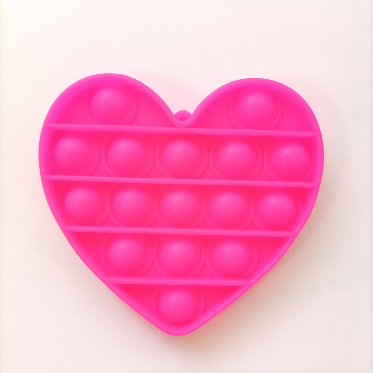 картинка Сенсорная игрушка антистресс Pop it- Розовое сердце 9,5х8,5 см Popit10 от магазина El Corazon