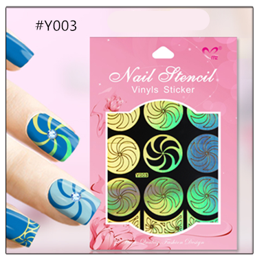 картинка Yi Kou Виниловые трафареты для ногтей № Y003 от магазина El Corazon