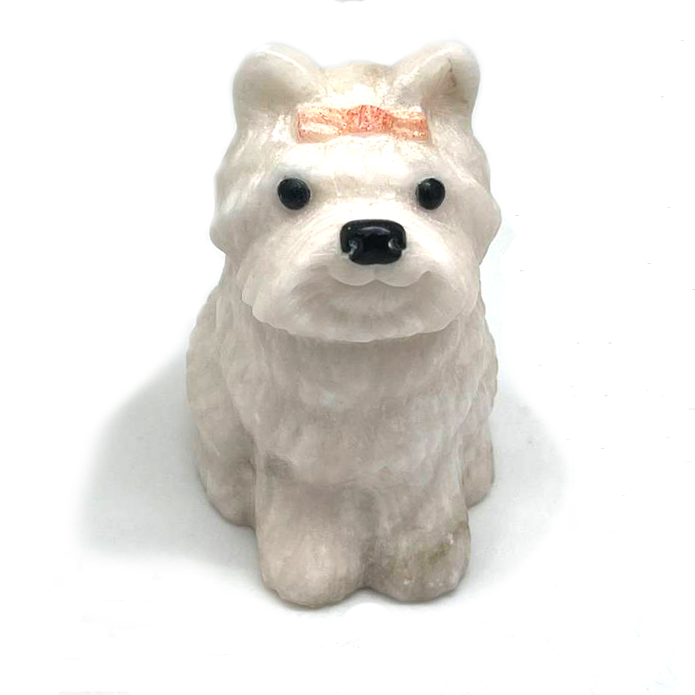 картинка Сувенир Собака Альфа из натурального камня Sr-Bor072 от магазина El Corazon