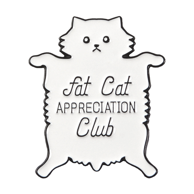 картинка Значок-пин Fat Cat Club Pin15 от магазина El Corazon