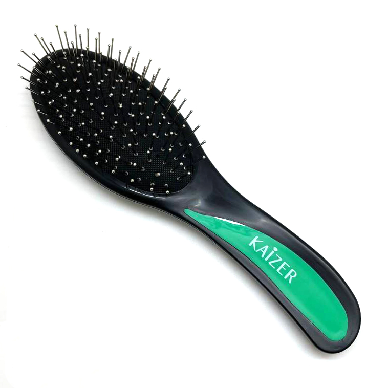картинка Kaizer Массажная Щетка для волос 8581SH зеленая Brush 240 от магазина El Corazon