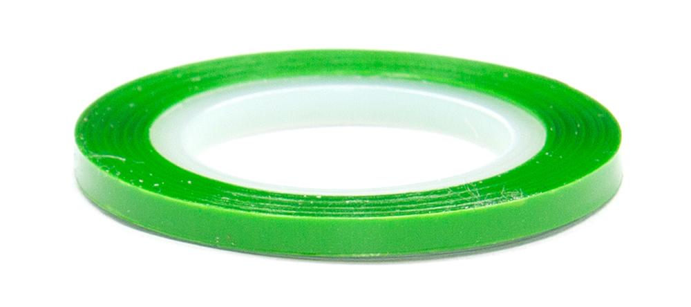 картинка El Corazon Лента (скотч) для дизайна ногтей №2023 зелёный, 3 мм от магазина El Corazon